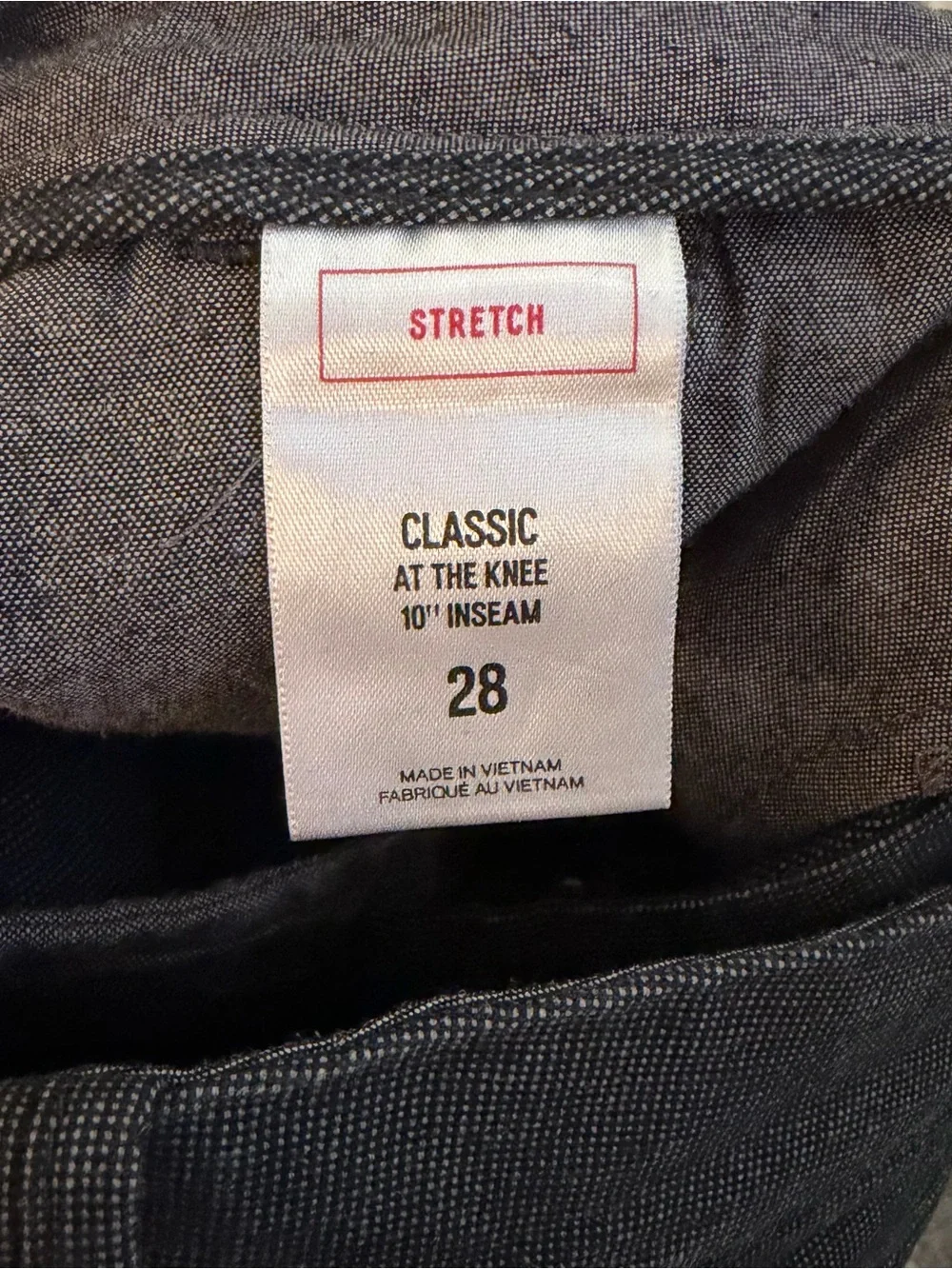 Express Men's Charcoal Gray Casual Shorts